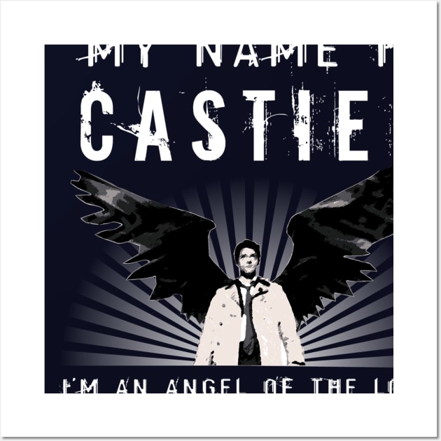 Castiel angel of the Lord Wall Art by rednessdesign